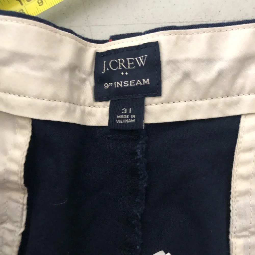 J.CREW Mens Navy Blue Red Crab Print 9